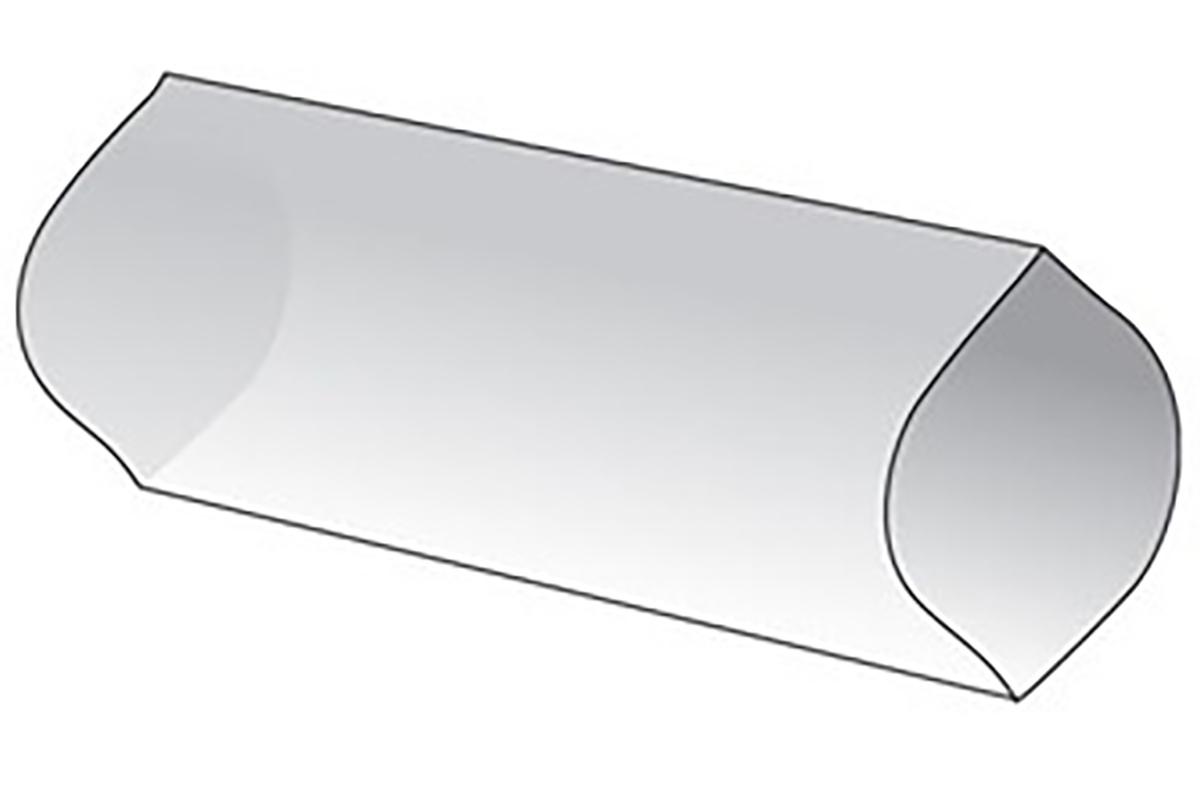 Alpha Wire FIT-400 Wärmeschrumpfschlauch, FEP Natur, Ø 7.87mm Schrumpfrate 1.2:1, Länge 0.6m