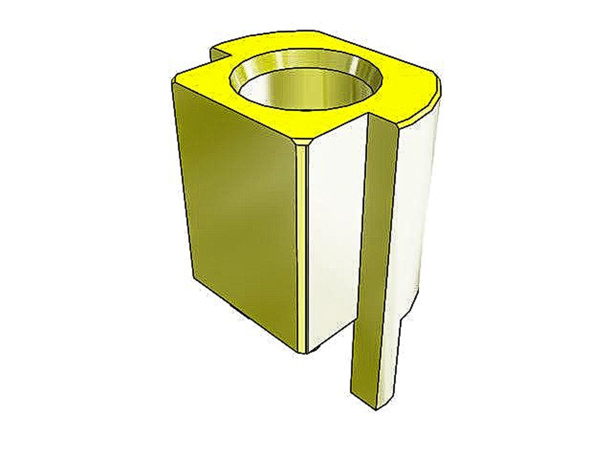 Samtec MCX Buchse Koaxialsteckverbinder MCX-Steckverbinder, Durchsteckmontage, Löt-Anschluss, für Koaxial-Kabel, 50Ω,