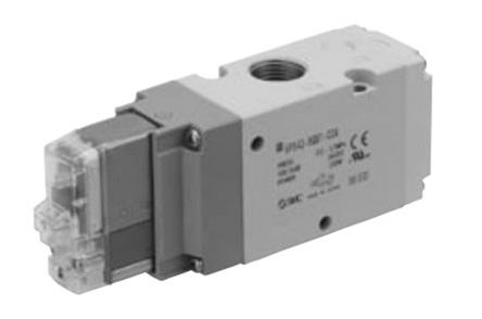 Produktfoto 1 von SMC VP500, Rc3/8 Pneumatik-Magnetventil 24V dc, Magnet/Vorsteuerung/Feder-betätigt