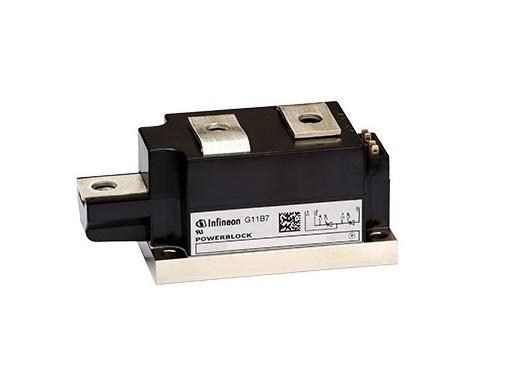 Produktfoto 1 von Infineon SCR Zweifachthyristormodul 250A BG-PB50-1 1600V 9000A 250A