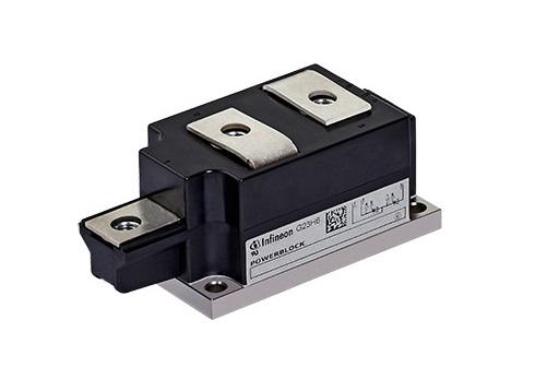 Produktfoto 1 von Infineon SCR Zweifachthyristormodul 330A BG-PB50AT-1 1600V 10000A 520A