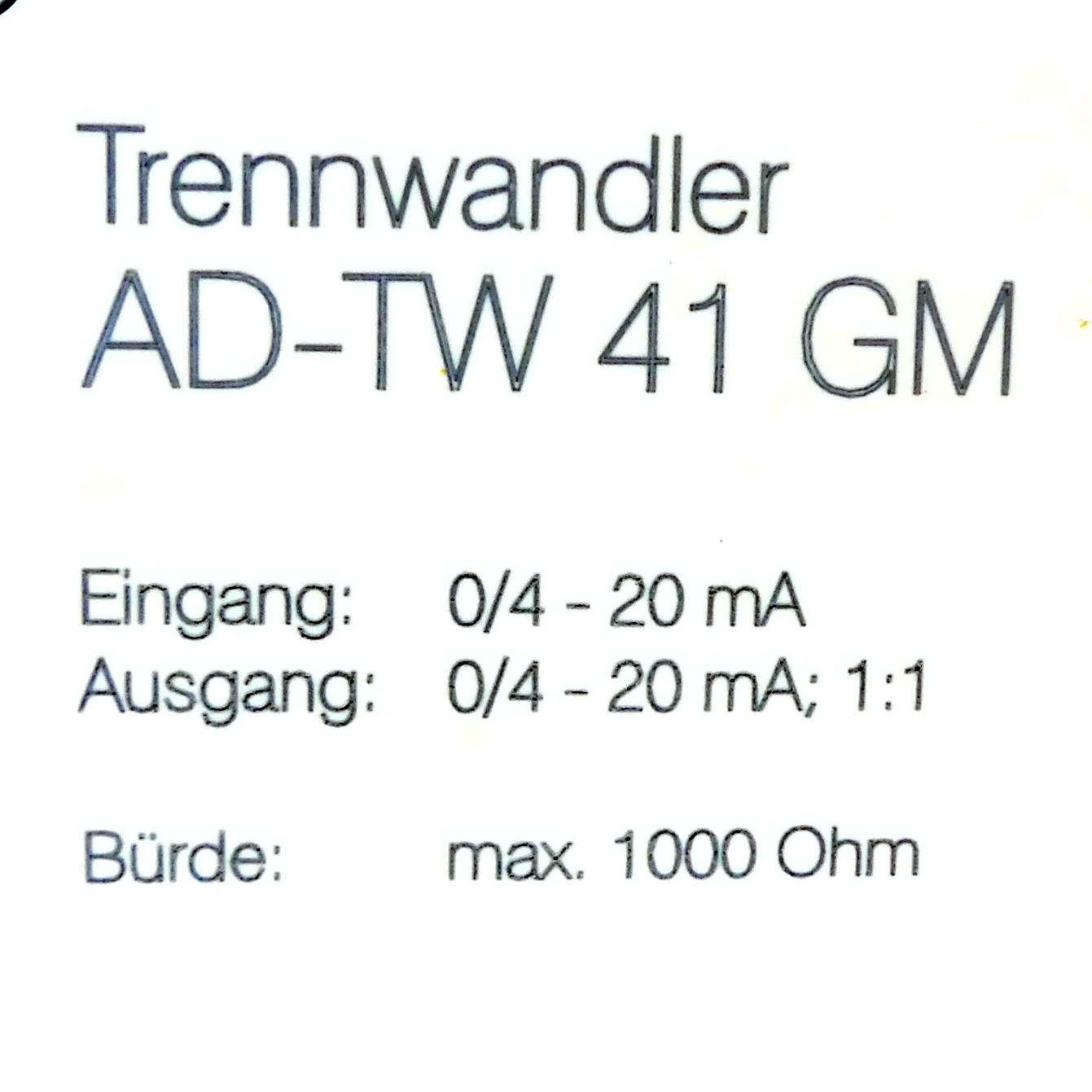 Produktfoto 2 von ADAMCZEWSKI Trennwandler