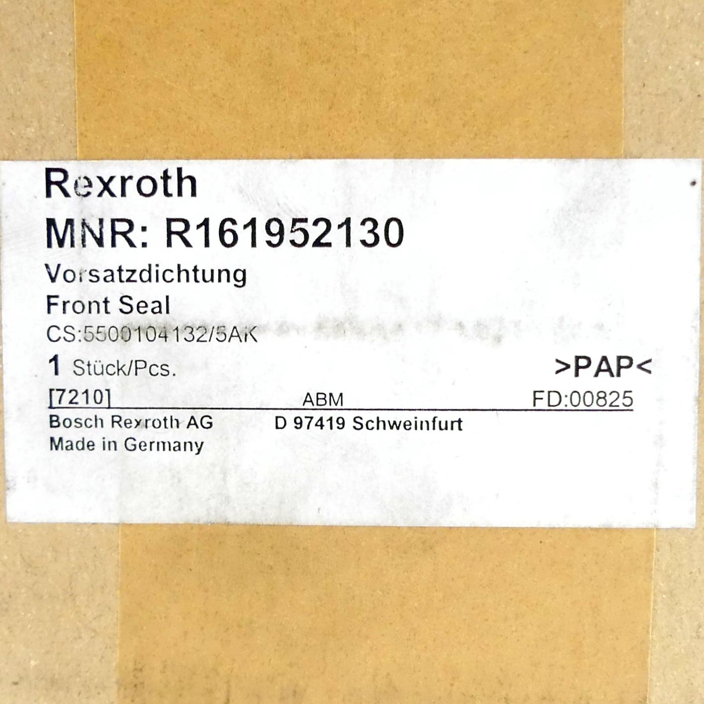 Produktfoto 2 von REXROTH Vorsatzdichtung