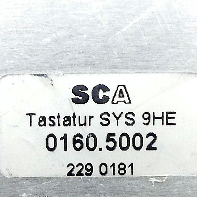 Produktfoto 2 von SCA SCHUCKER Tastatur SYS 9HE