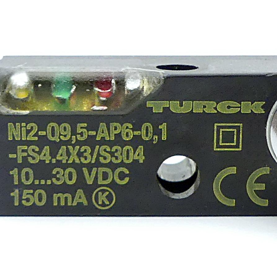 Produktfoto 2 von TURCK Induktiver Sensor Ni2-Q9,5-AP6-0,1-FS4.4X3/S304