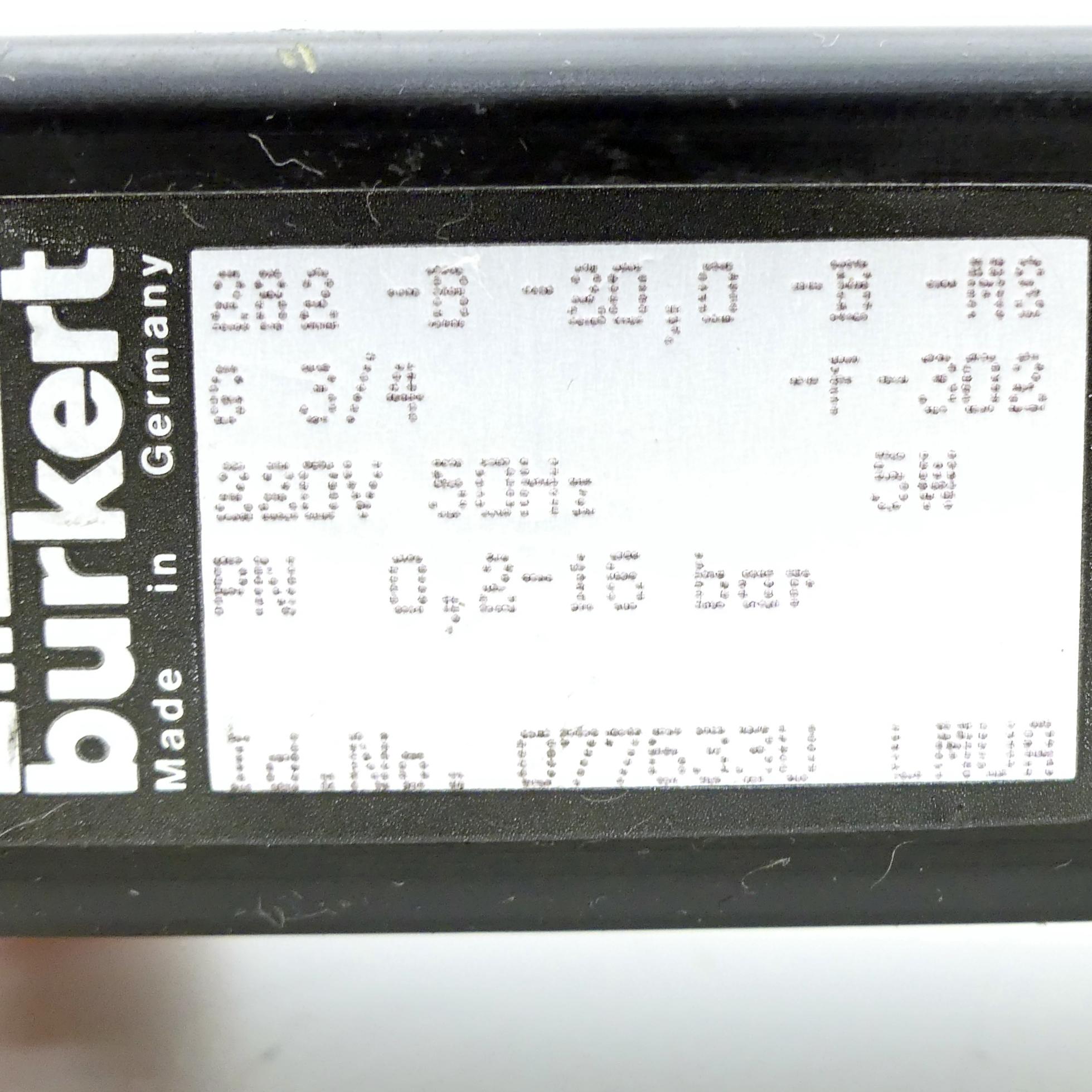 Produktfoto 2 von BüRKERT Magnetventil