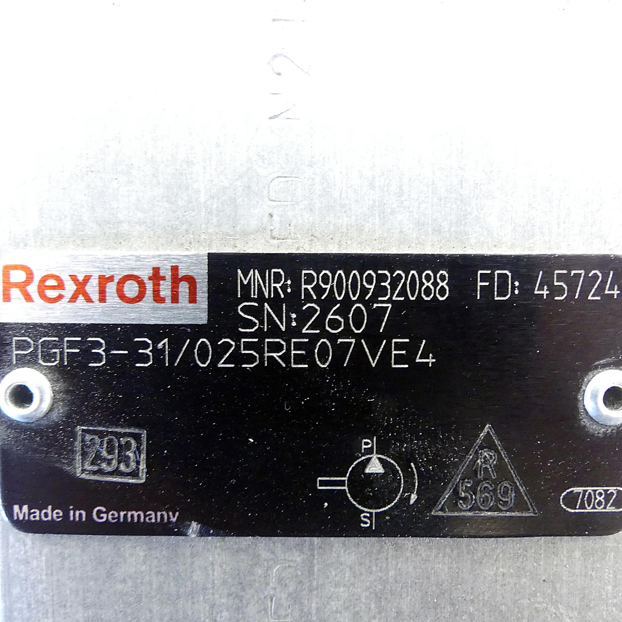 Produktfoto 2 von REXROTH Hydraulikpumpe PGF3-31/025RE07VE4