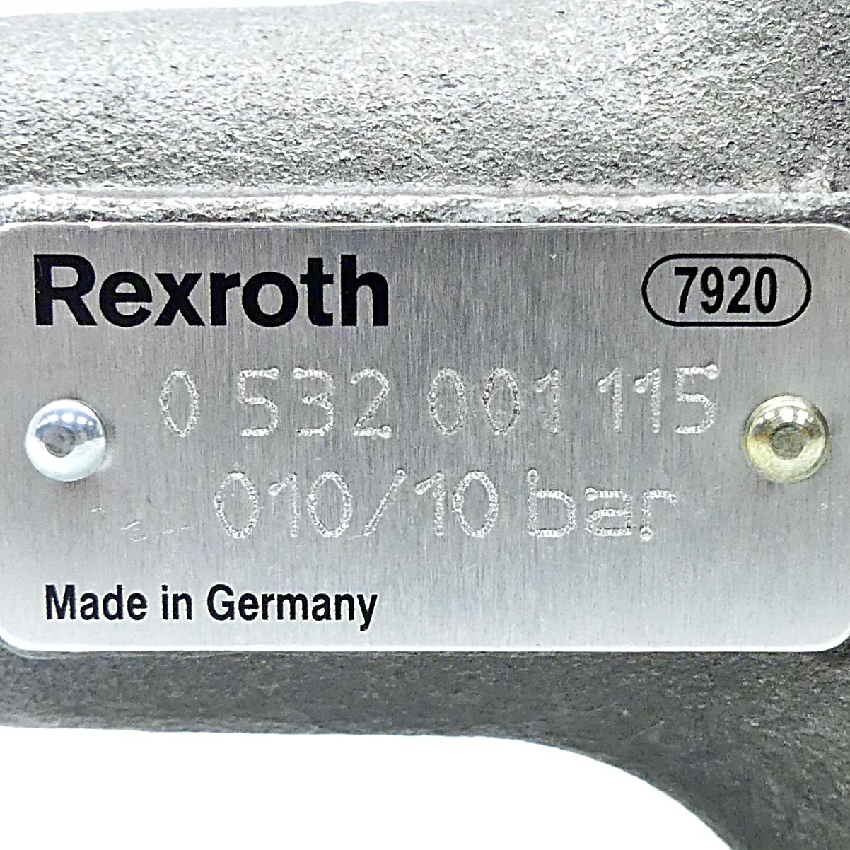 Produktfoto 2 von REXROTH Druckentlastungsventil