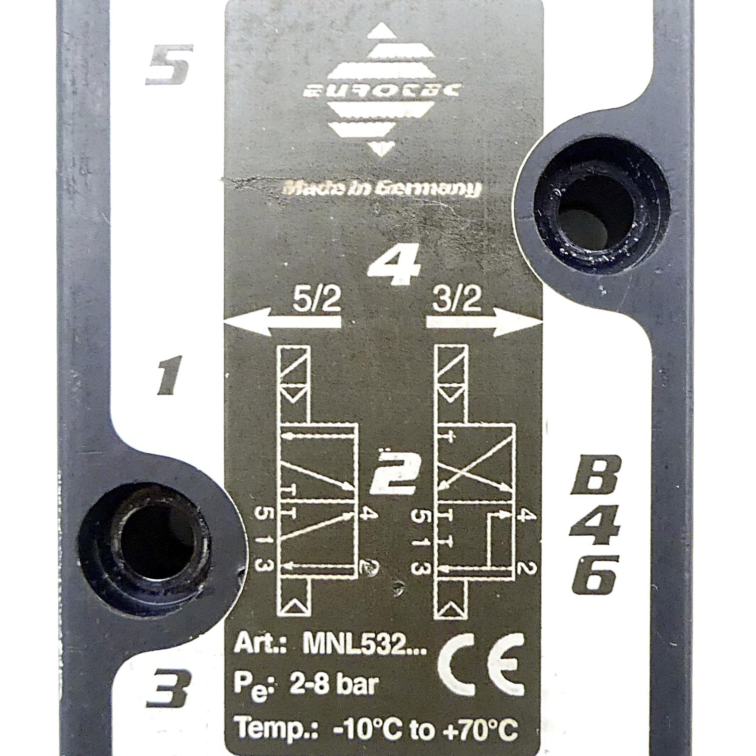 Produktfoto 2 von EUROTEC 3/2 und 5/2 Wegeventil