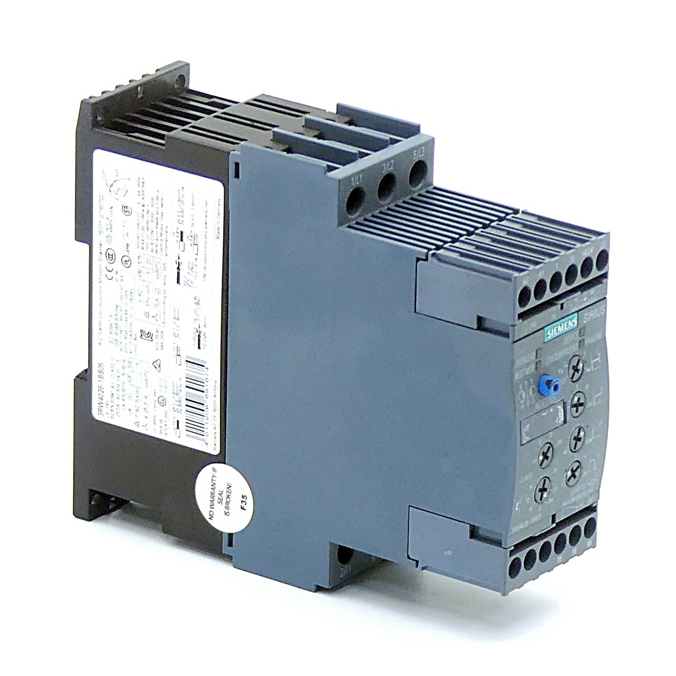 Produktfoto 1 von SIEMENS SIRIUS Sanftstarter