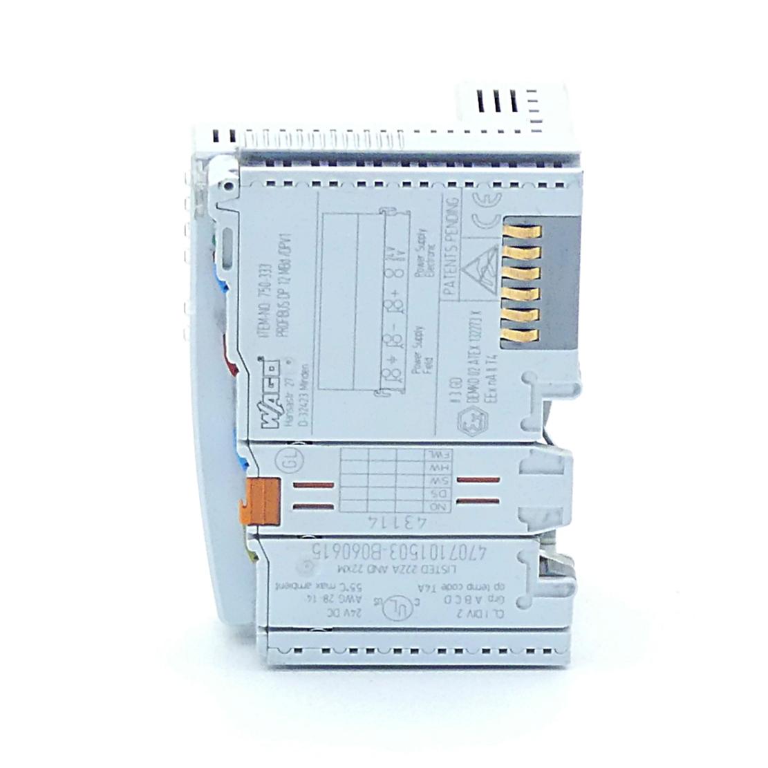 Produktfoto 5 von WAGO Feldbuskoppler PROFIBUS DP