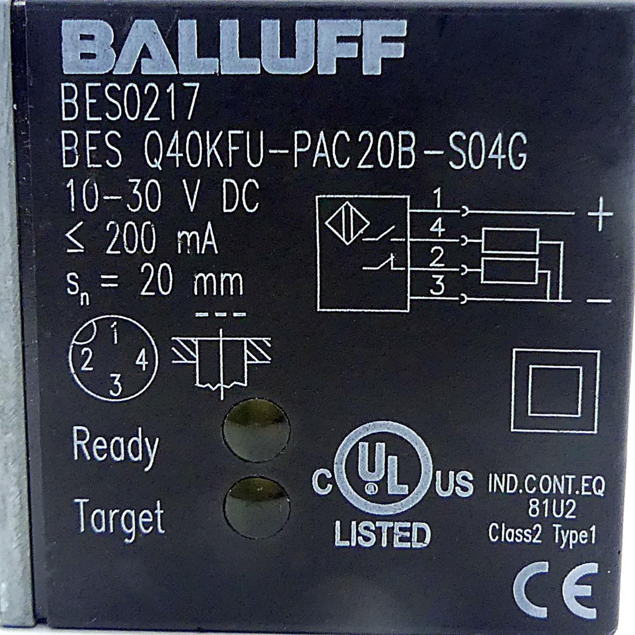 Produktfoto 2 von BALLUFF Induktiver Sensor BES0217