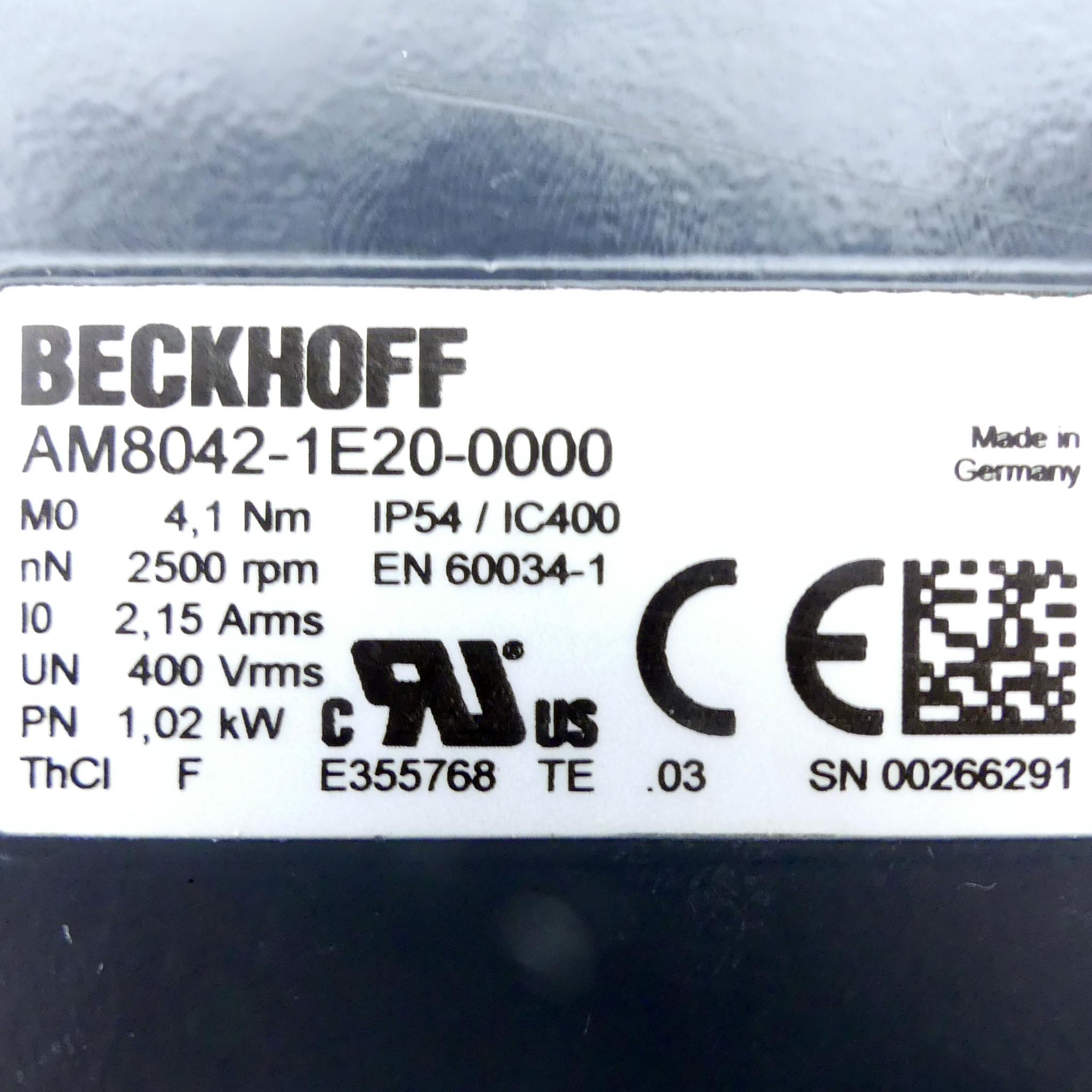 Produktfoto 2 von BECKHOFF Servomotor