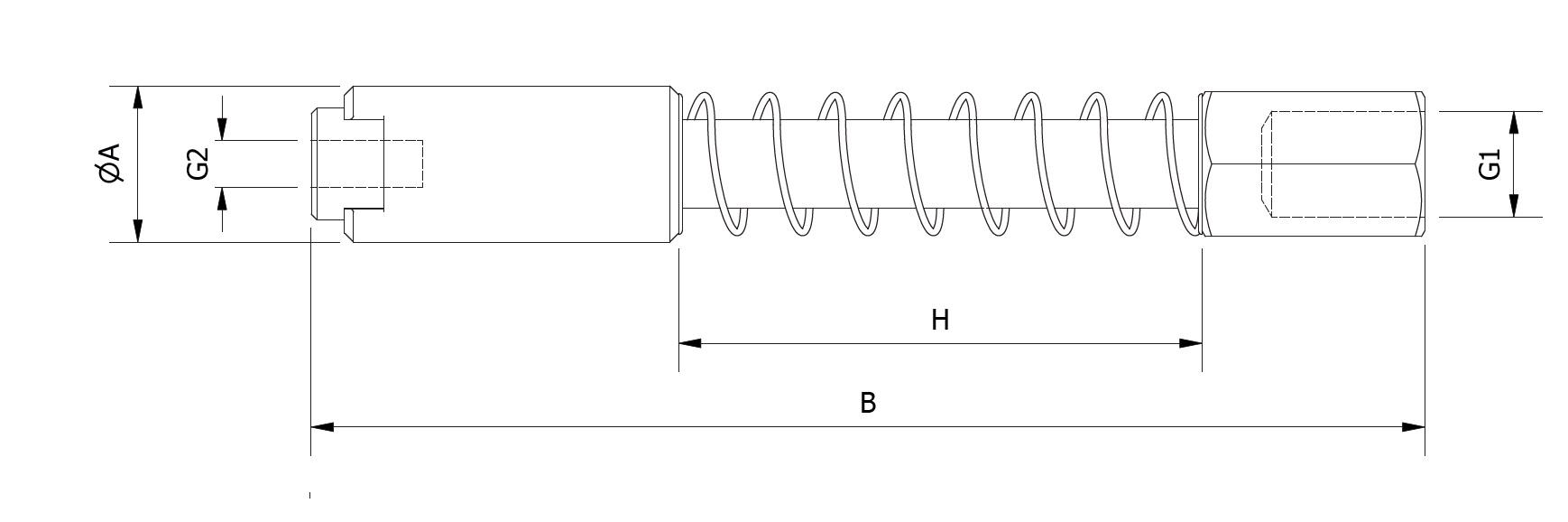 Produktfoto 2 von Gefederter Adapter Smooth  Body ø10