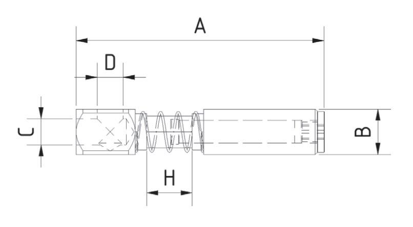 Produktfoto 2 von Adapter für Sauggreifer mit Federung - nicht rotierend 76 mm M5