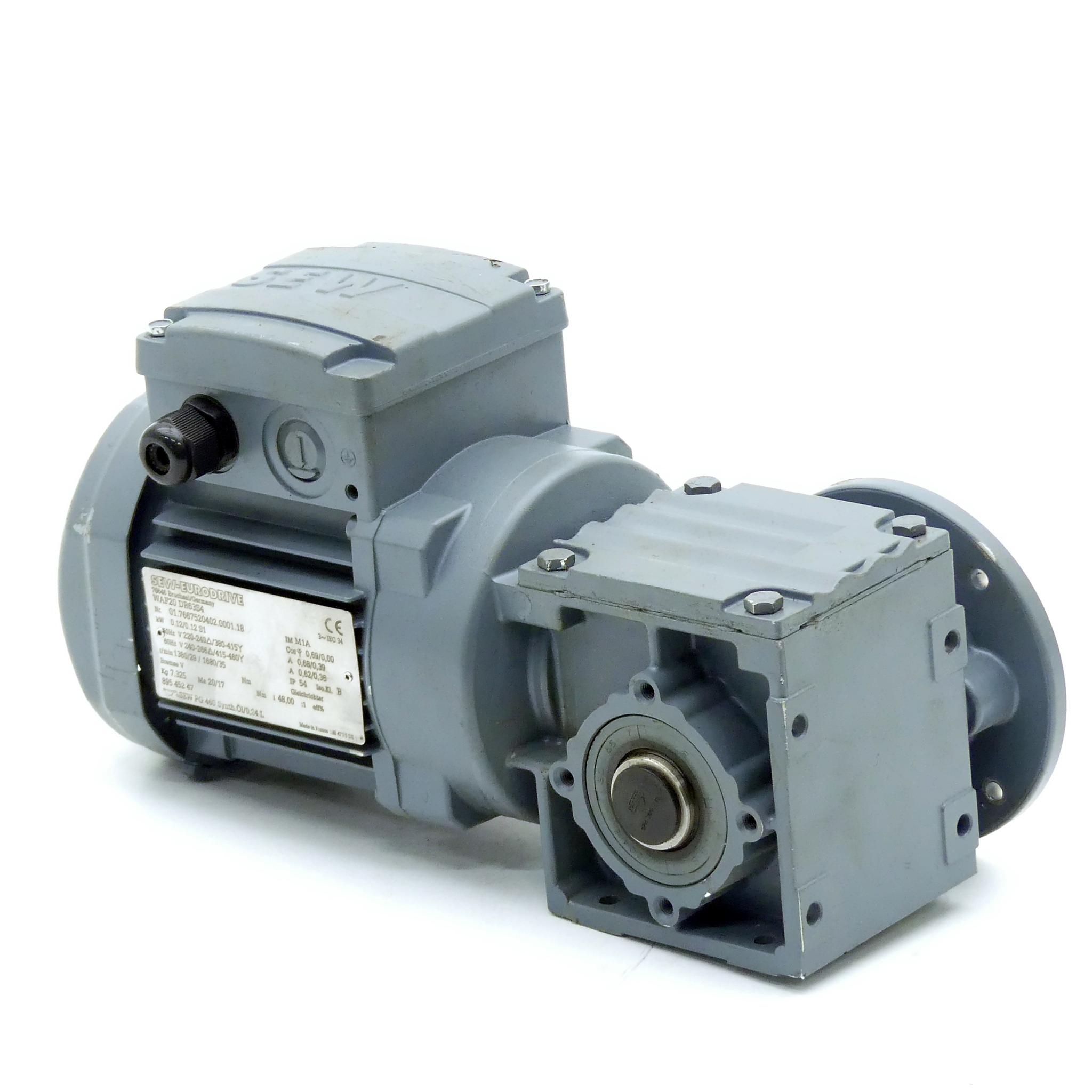 Produktfoto 1 von SEW-EURODRIVE Getriebemotor WAF20 DR63S4