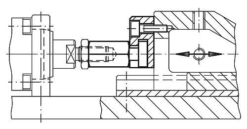 Produktfoto 3 von SCHNELLSTECKKUPPLUNG MIT RADIALVERSATZAUSGLEICH D=M12X1,25 STAHL, MIT ANSCHRAUBFLANSCH