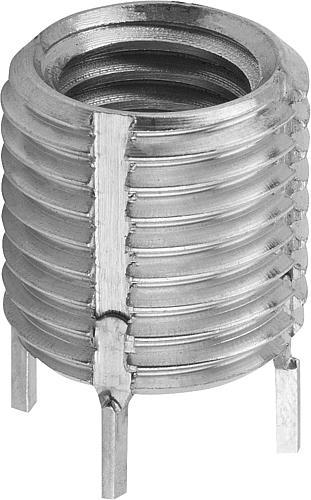 GEWINDEEINSATZ STANDARD, EDELSTAHL, M06, M10x1,25