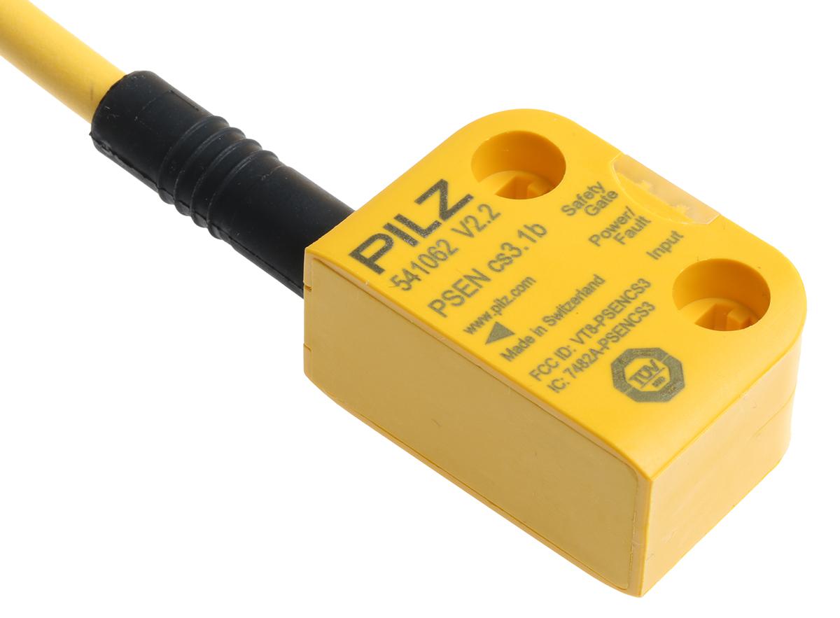 Produktfoto 1 von Pilz 10m Kabel Berührungsloser Sicherheitsschalter aus Polybutylenterephthalat (PBT) 24V dc, Kodierschalter Betätiger