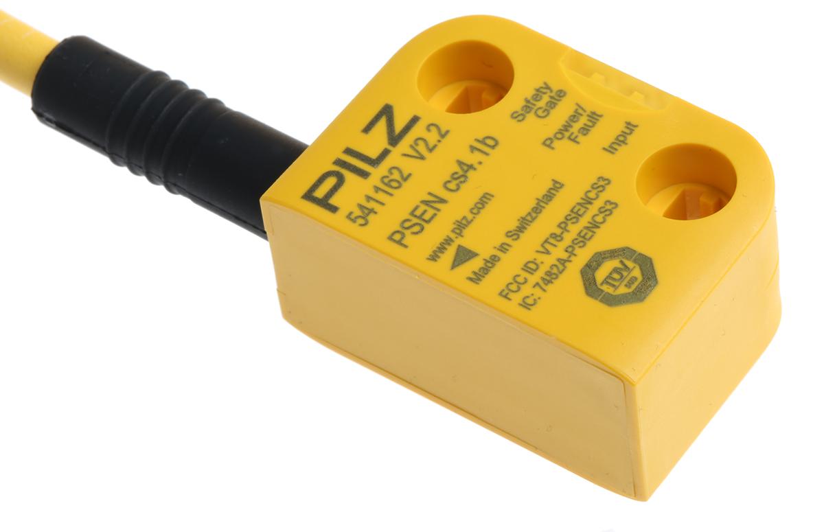 Produktfoto 1 von Pilz 10m Kabel Berührungsloser Sicherheitsschalter aus Polybutylenterephthalat (PBT) 24V dc, Kodierschalter Betätiger