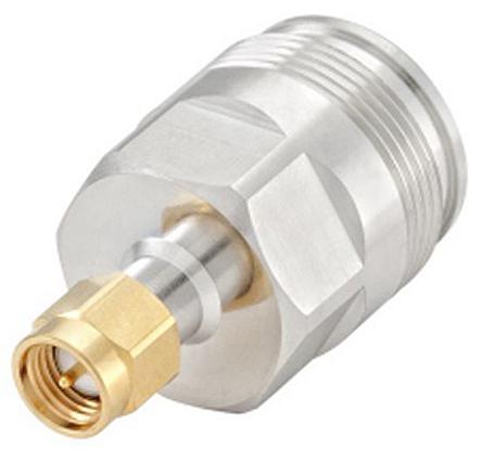 Produktfoto 1 von Adapter, SMA - 4.3-10, 50Ω, Male - Weiblich, Gerade, 12GHz, Koaxial