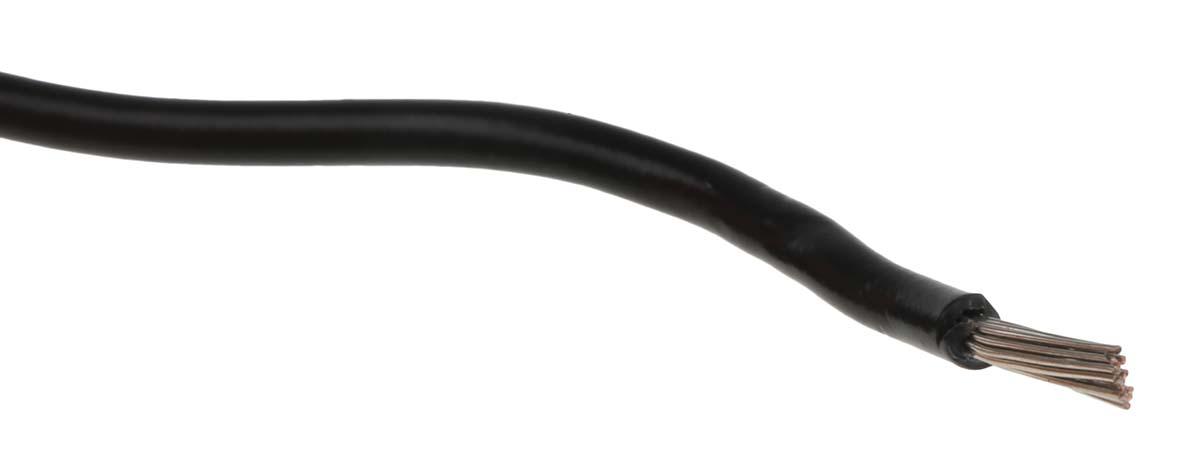 Nexans Einzeladerleitung 0,52 mm², 20 AWG 100m Schwarz PVC isoliert Ø 1.9mm 19/0,2 mm Litzen