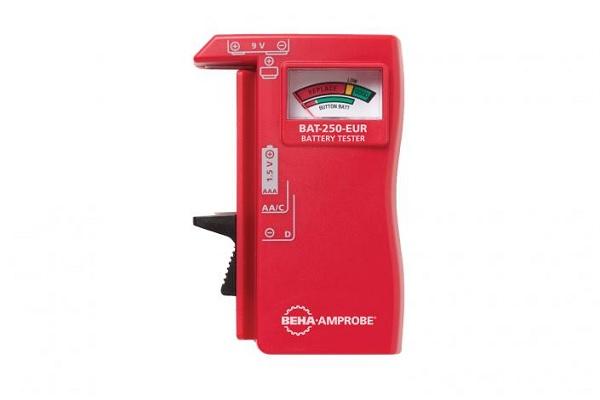 Beha-Amprobe BAT-250 Batterietester für 1.5 V, 9V, AA, AAA, C, D