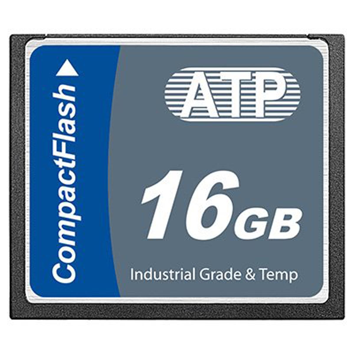 Produktfoto 1 von ATP Speicherkarte, 16 GB Industrieausführung, CompactFlash, SLC