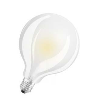 Produktfoto 1 von Osram ST GLOBE, LED-Filament, LED Kerzenlampe, Kugel, D, 11 W / 230V, 1521 lm, E27 Sockel, 2700K warmweiß