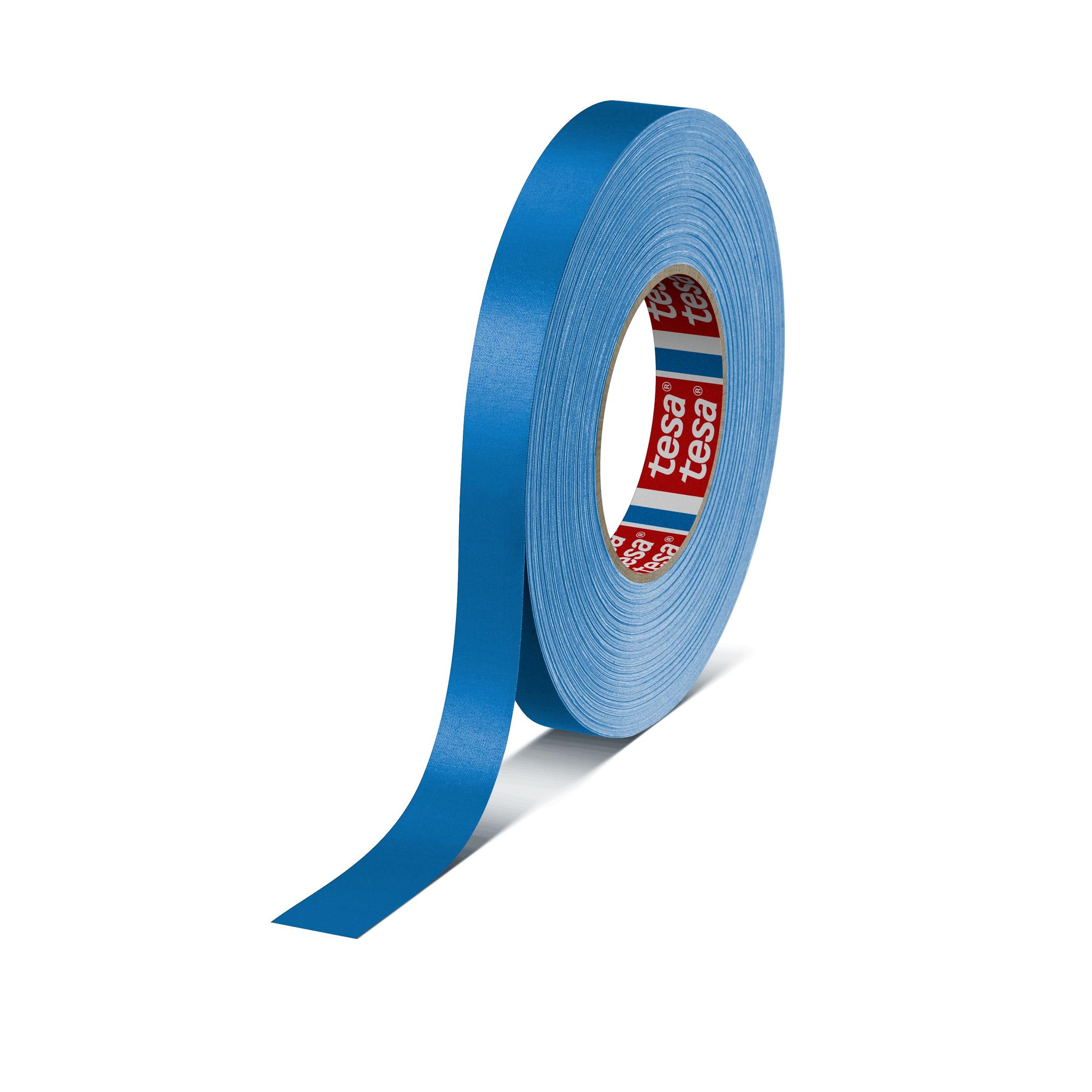 Produktfoto 1 von Tesa 4651 Gewebeband, Acrylbeschichtetes Tuch Blau, 0.31mm x 19mm x 50m