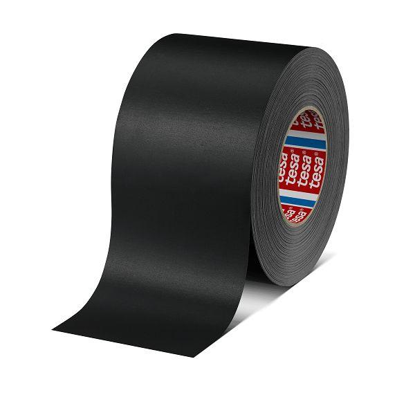 Tesa 4651 Gewebeband, Acrylbeschichtetes Tuch Schwarz, 0.31mm x 100mm x 50m