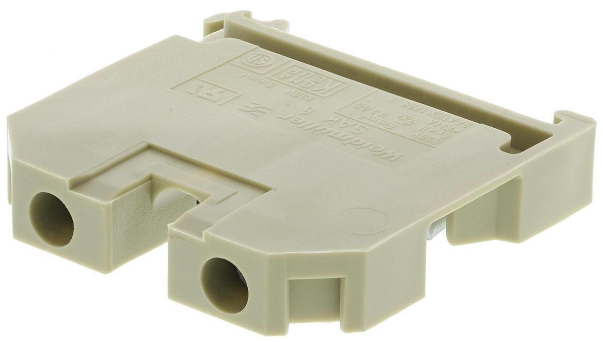 Produktfoto 1 von Weidmüller SAK Reihenklemme Einfach Beige, 6mm², 800 V / 57A