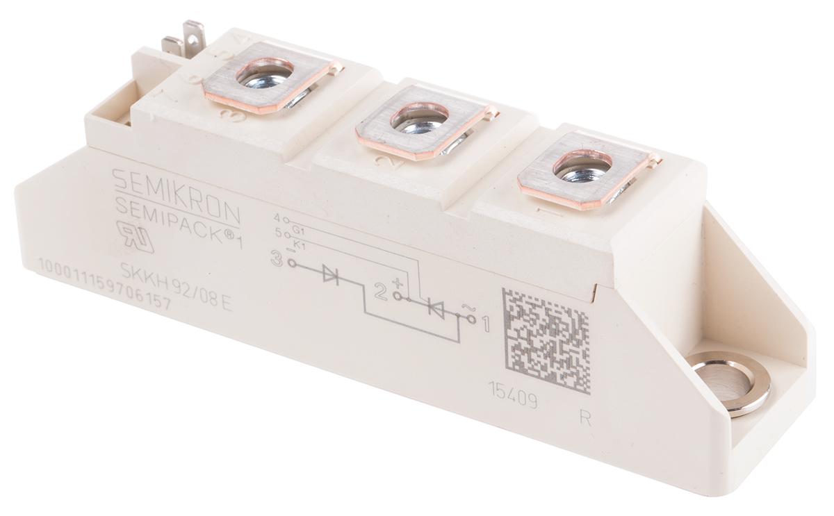 Produktfoto 1 von Semikron SCR Modul Dioden-/Thyristor-Modul SCR 95A SEMIPACK1 800V 2kA