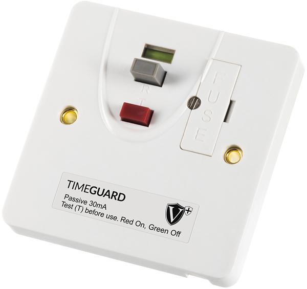 Produktfoto 1 von Timeguard Gesicherte Abzweigdose 30mA Rastend 230V ac