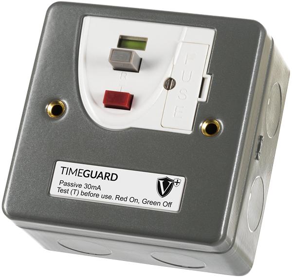 Produktfoto 1 von Timeguard Gesicherte Abzweigdose 40ms 30mA 40mm min. Rastend 230V 13A BS 7288