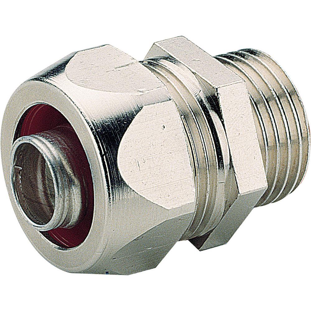 Produktfoto 1 von Legrand Metall Kabelrohr Befestigung Gerader Stecker M16 16mm Metall