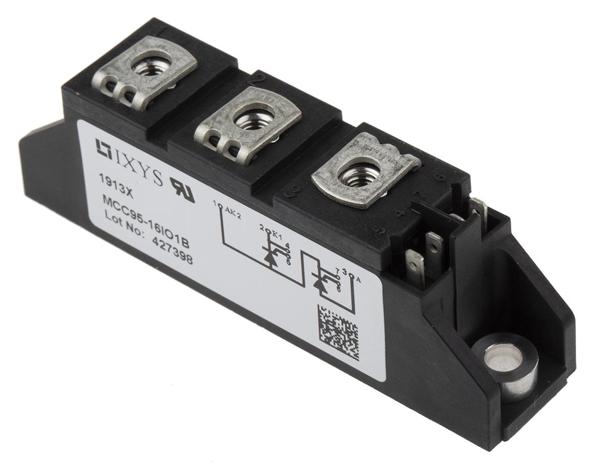 Produktfoto 1 von IXYS SCR Modul Zweifachthyristormodul 116A TO-240AA 1600V 2.4kA