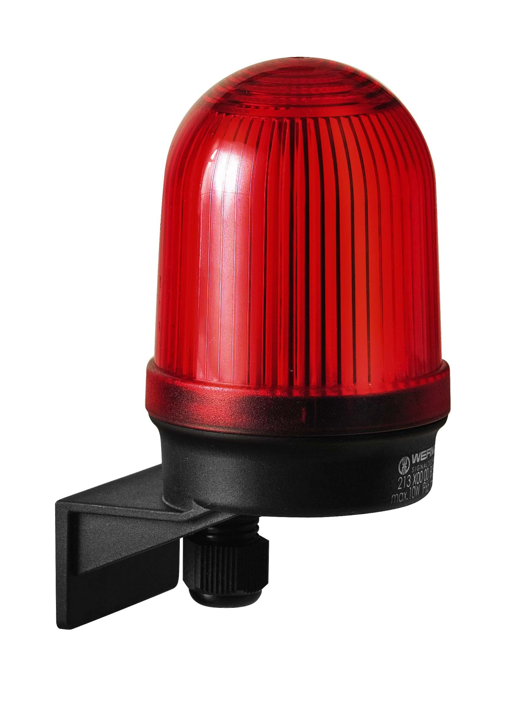 Produktfoto 1 von Werma 213, Blinken, Dauer Signalleuchte Rot, 12 → 230 V, Ø 57mm x 107mm