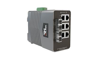 Red Lion Industrial-Ethernet-Switch 8-Port Verwaltet 10/100/1000Mbit/s