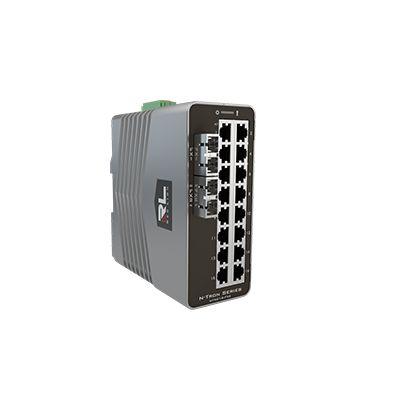 Produktfoto 1 von Red Lion Industrial-Ethernet-Switch 18-Port Verwaltet 10/100/1000Mbit/s