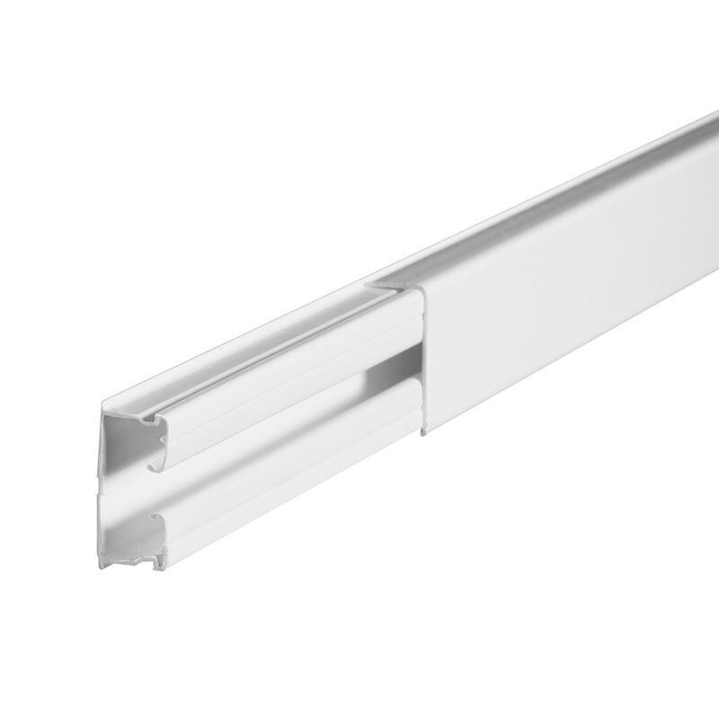 Legrand DLP Installationskanal nach VDE Weiß, 16 mm x 32mm, Länge 2.1m Kunststoff, Seitenwand Geschlossen