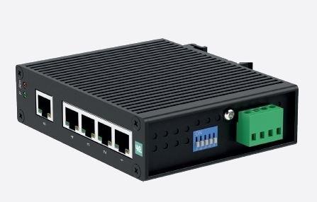 Produktfoto 1 von Pepperl + Fuchs Unmanaged Ethernet Switch, 5 x RJ45 / 10/100Mbit/s, bis 100m für DIN-Schienen, 24V dc