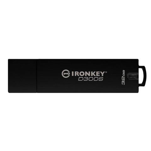 Produktfoto 1 von Kingston, USB-Stick, 32 GB, USB 3.1, AES-256, IronKey D300, 140-2 Level 3