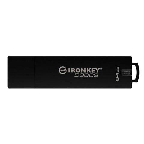 Produktfoto 1 von Kingston, USB-Stick, 64 GB, USB 3.1, AES-256, IronKey D300, 140-2 Level 3