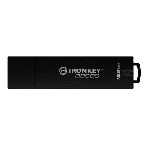 Produktfoto 1 von Kingston, USB-Stick, 128 GB, USB 3.1, AES-256, IronKey D300, 140-2 Level 3