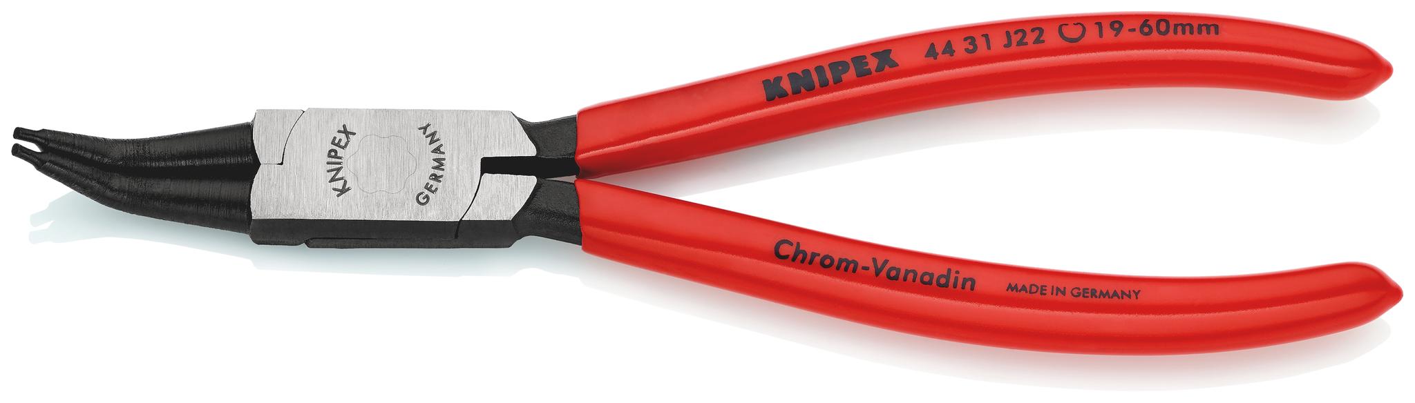 Produktfoto 1 von Knipex 44 31 J22 Zange , gebogen 180 mm