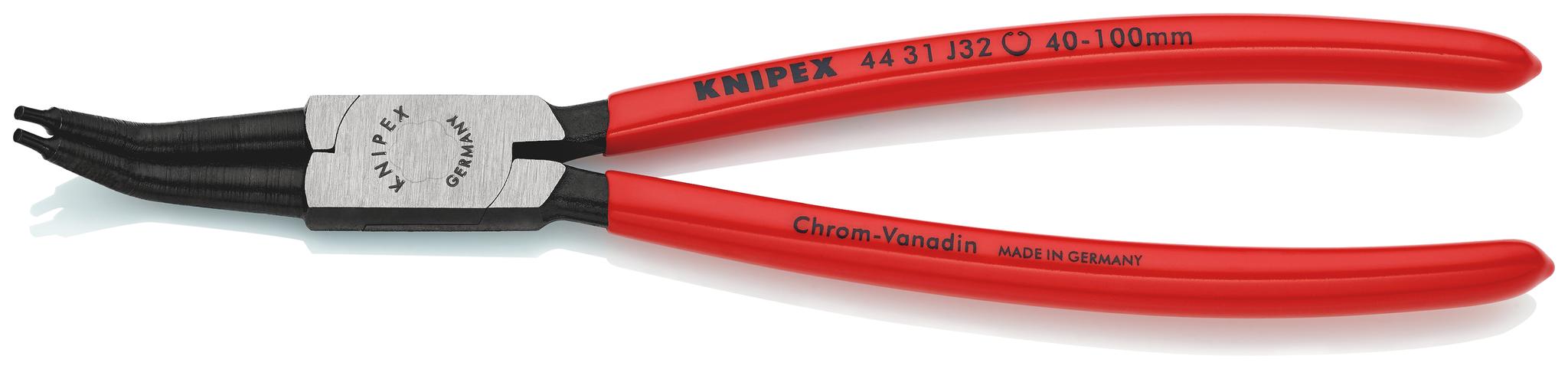 Produktfoto 1 von Knipex 44 31 J32 Zange , gebogen 225 mm