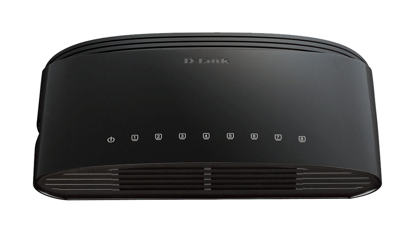 Produktfoto 1 von D-Link Ethernet-Switch Ethernet-Switch 8-Port Unmanaged EU