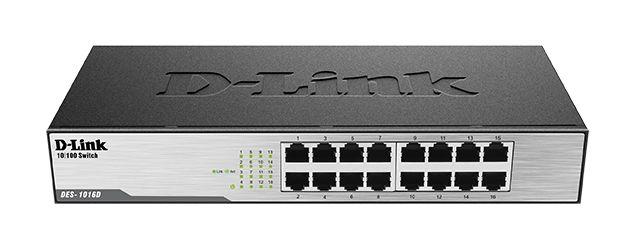 Produktfoto 1 von D-Link D-Link 16 Ethernet-Switch 16-Port Unmanaged EU