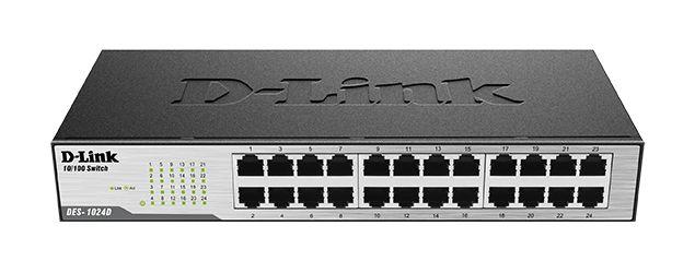 Produktfoto 1 von D-Link D-Link 24 Ethernet-Switch 24-Port Unmanaged EU